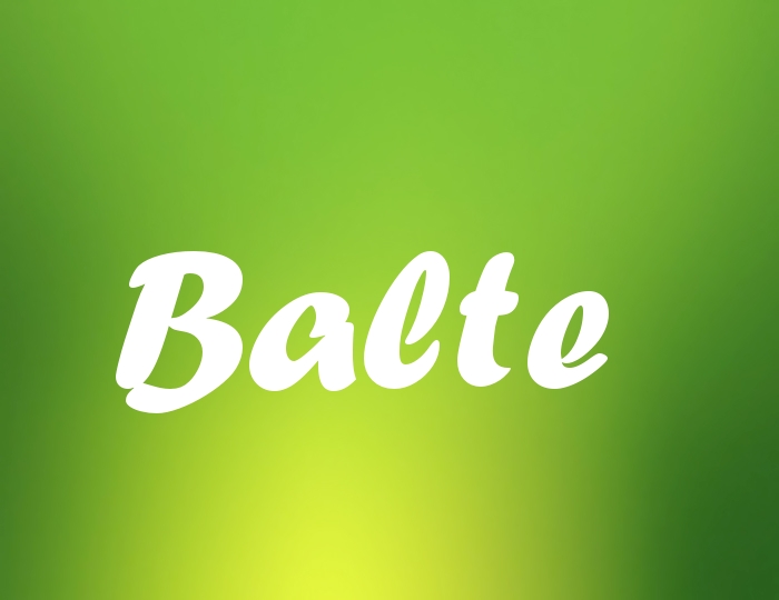 Bildern mit Namen Balte
