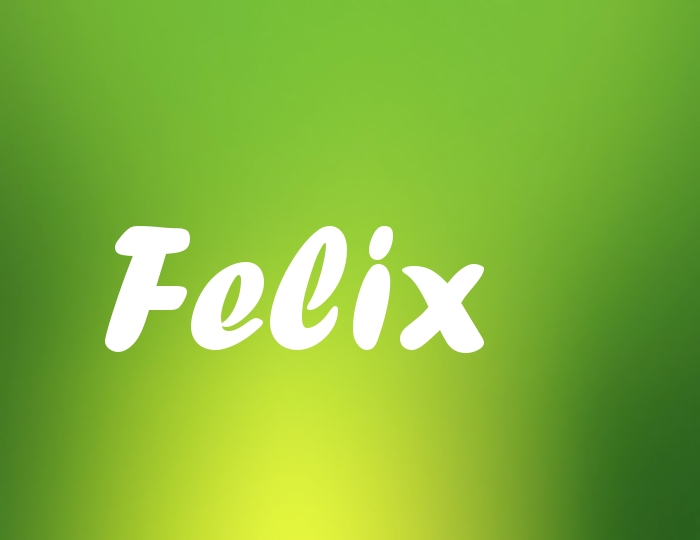 Bildern mit Namen Felix