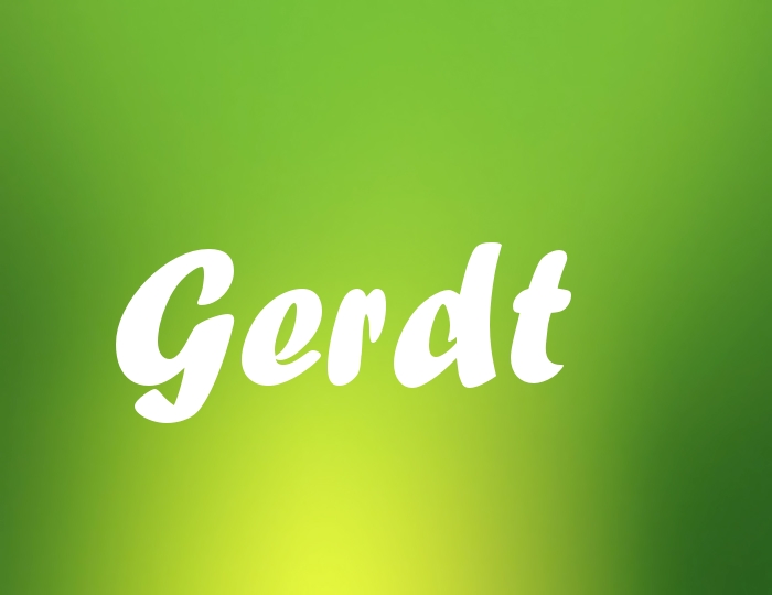 Bildern mit Namen Gerdt