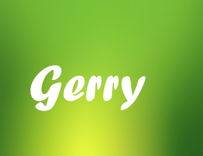 Bildern mit Namen Gerry