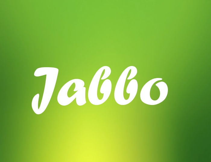 Bildern mit Namen Jabbo