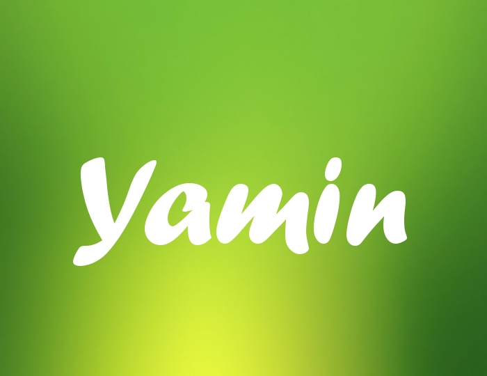 Bildern mit Namen Yamin