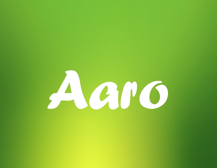 Bildern mit Namen Aaro