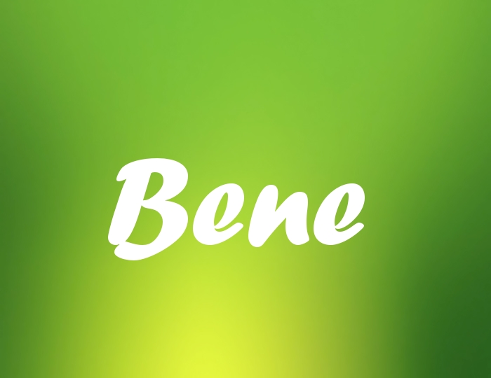 Bildern mit Namen Bene