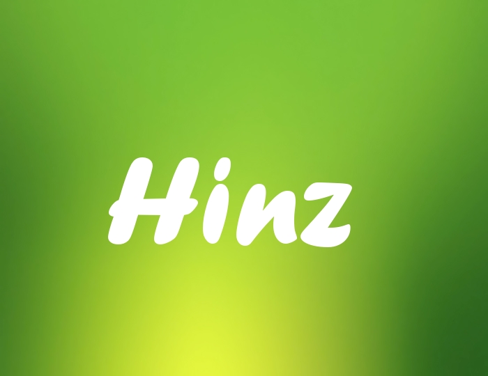 Bildern mit Namen Hinz