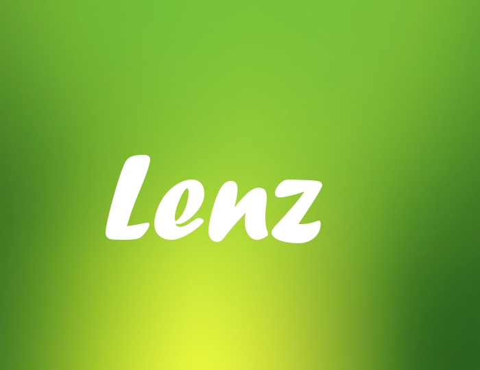Bildern mit Namen Lenz