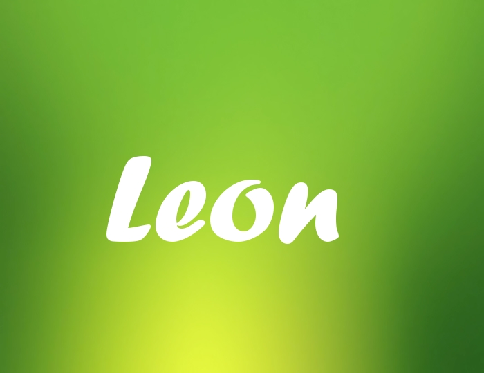 Bildern mit Namen Leon