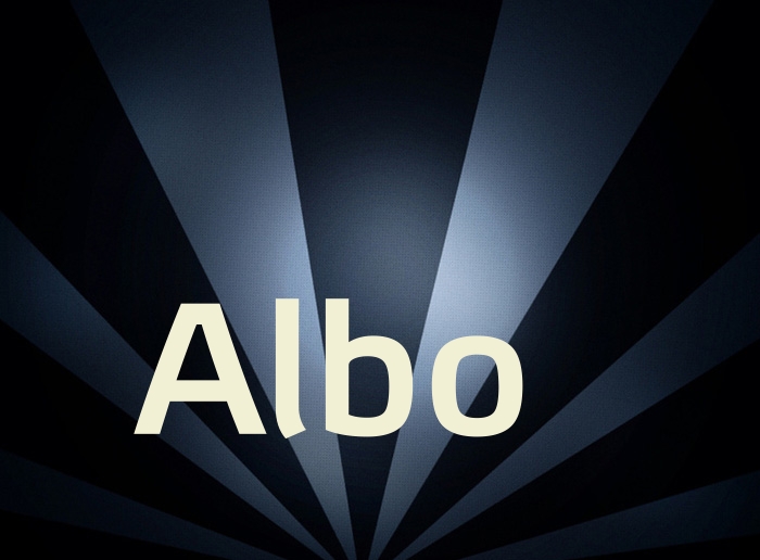 Bilder mit Namen Albo