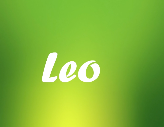 Bildern mit Namen Leo