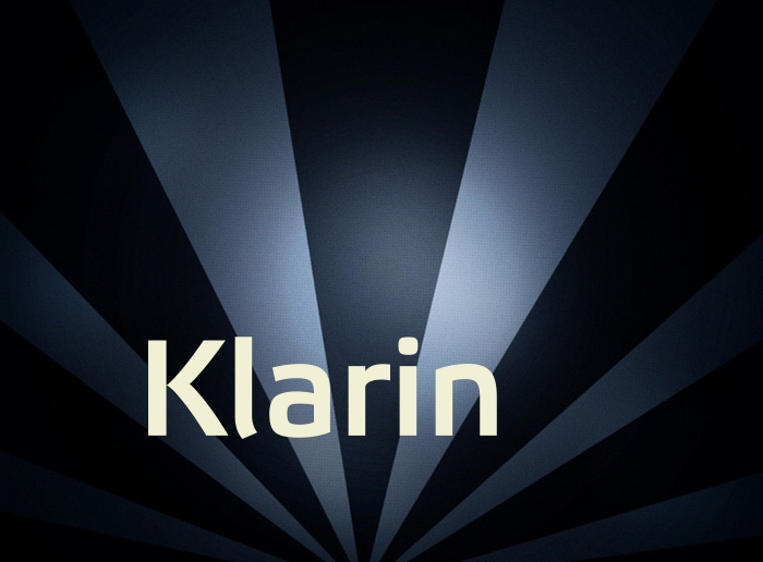 Bilder mit Namen Klarin