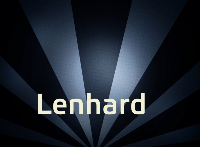 Bilder mit Namen Lenhard