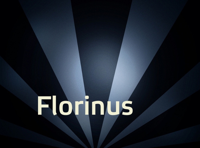 Bilder mit Namen Florinus