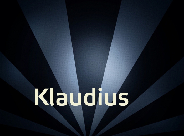 Bilder mit Namen Klaudius
