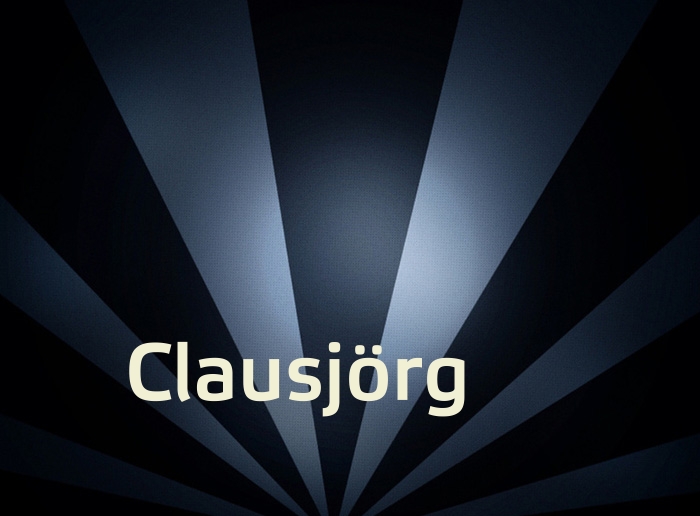 Bilder mit Namen Clausjrg