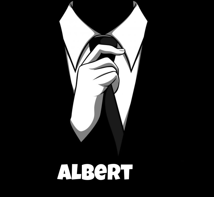 Avatare mit dem Bild eines strengen Anzugs fr Albert