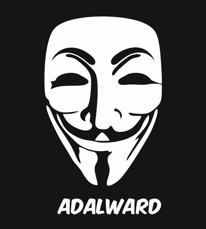 Bilder anonyme Maske namens Adalward
