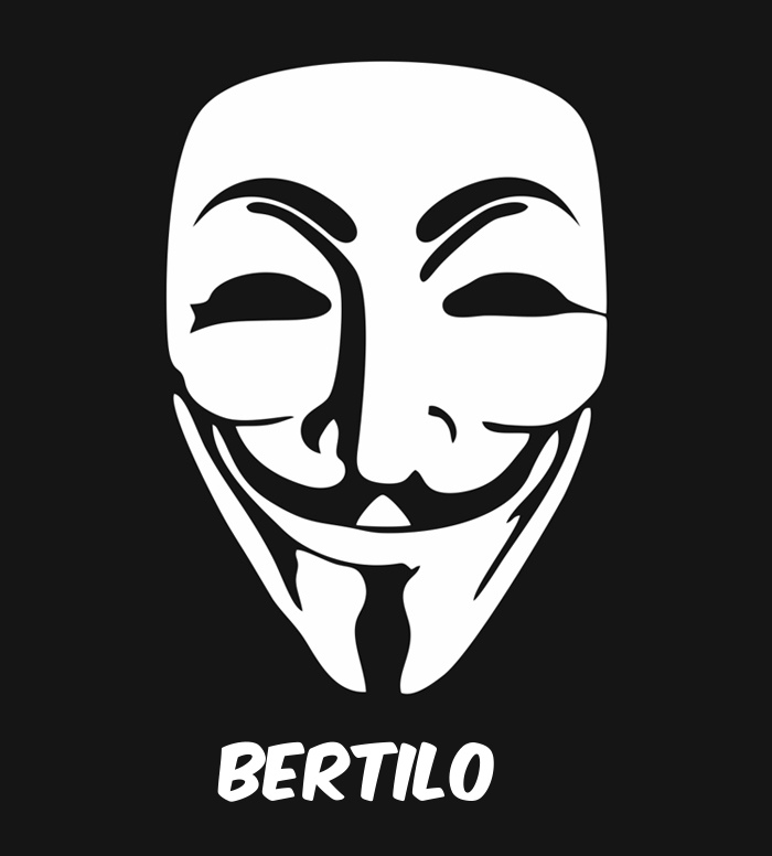 Bilder anonyme Maske namens Bertilo