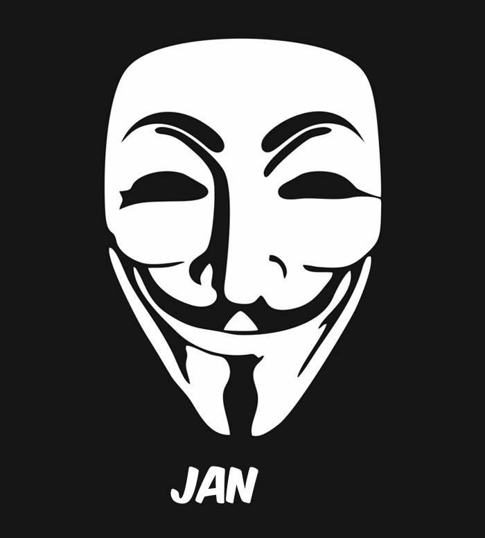 Bilder anonyme Maske namens Jan