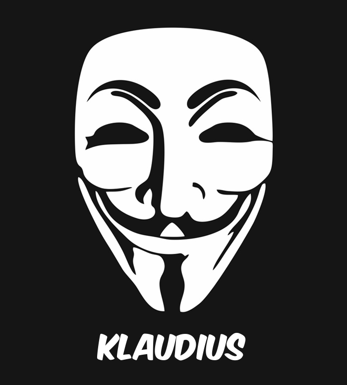 Bilder anonyme Maske namens Klaudius