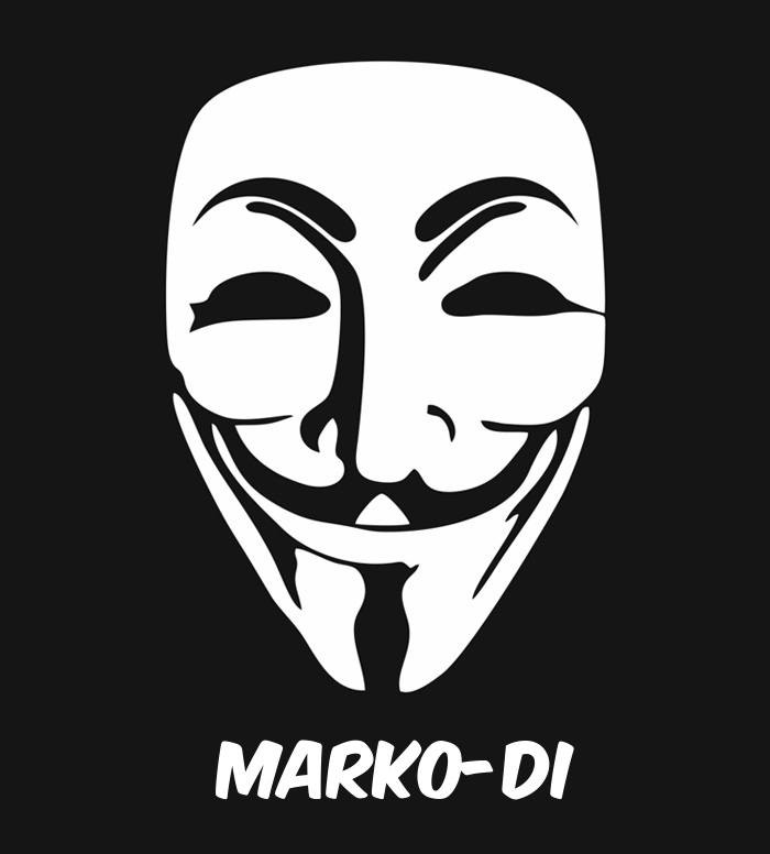 Bilder anonyme Maske namens Marko-Di