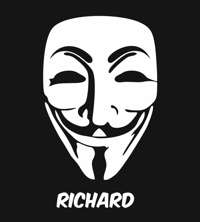 Bilder anonyme Maske namens Richard