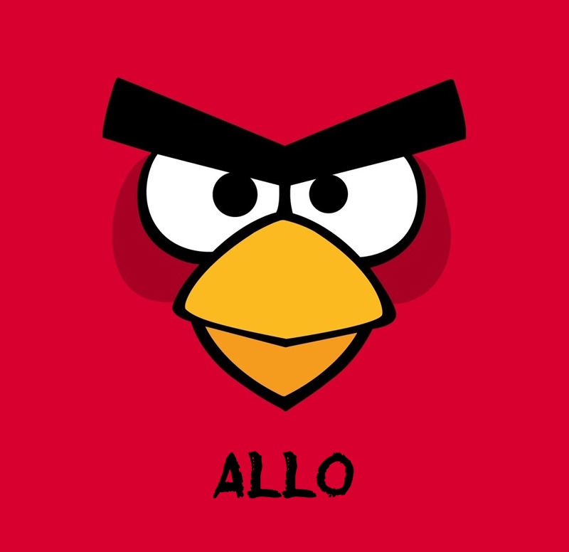 Bilder von Angry Birds namens Allo