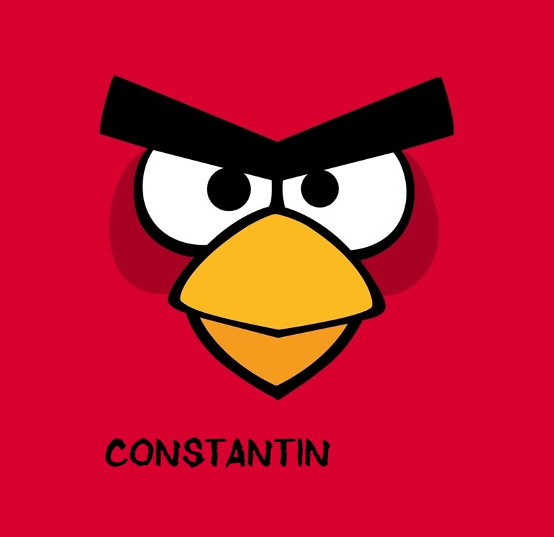 Bilder von Angry Birds namens Constantin