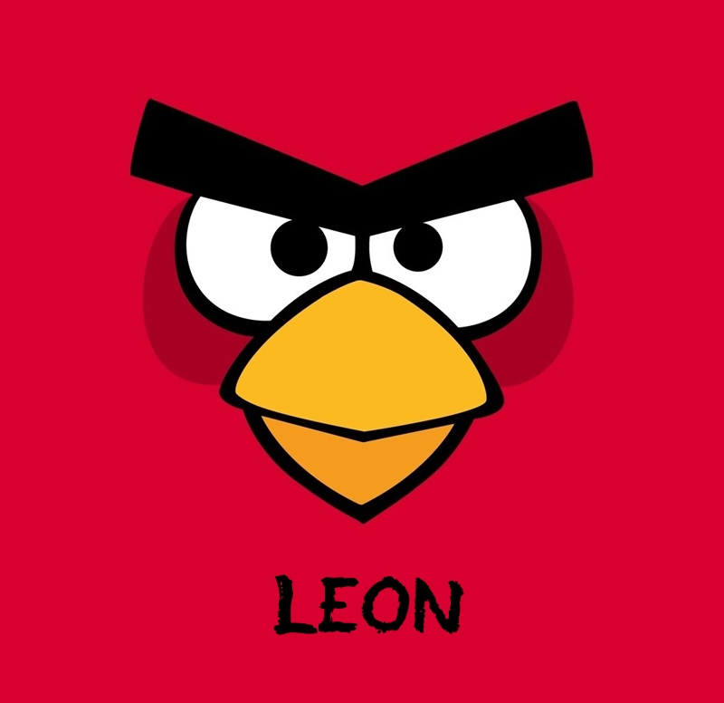 Bilder von Angry Birds namens Leon