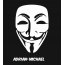 Bilder anonyme Maske namens Adrian-Michael