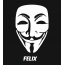 Bilder anonyme Maske namens Felix