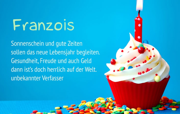 Gratulieren zum geburtstag fr Franzois