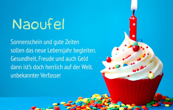 Gratulieren zum geburtstag fr Naoufel