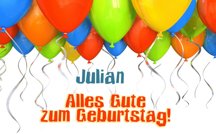 Alles Gute zum Geburtstag Julian