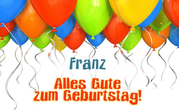 Alles Gute zum Geburtstag Franz