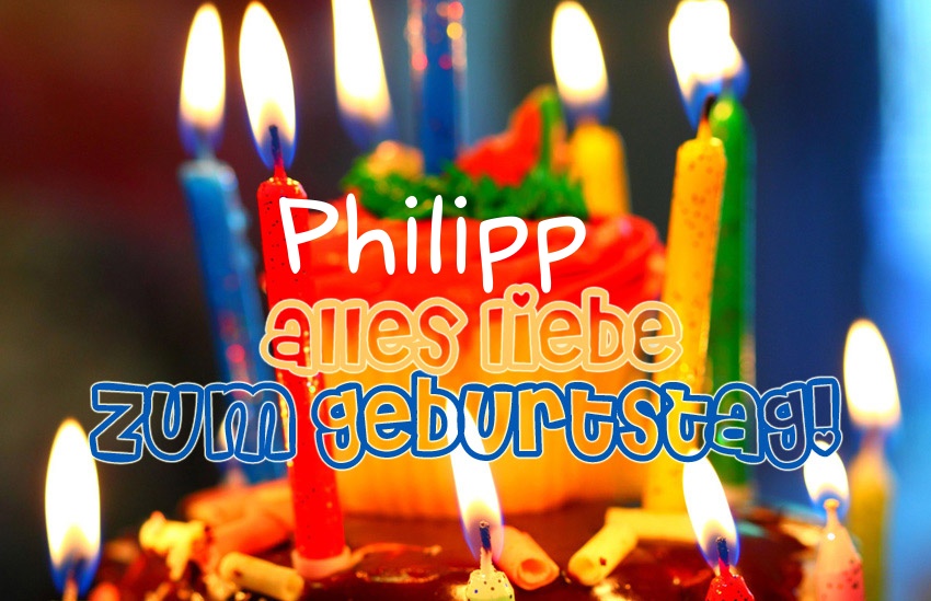 Alles Liebe zum Geburtstag, Philipp!