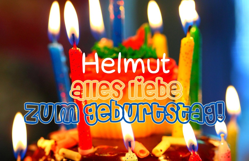 Alles Liebe zum Geburtstag, Helmut!
