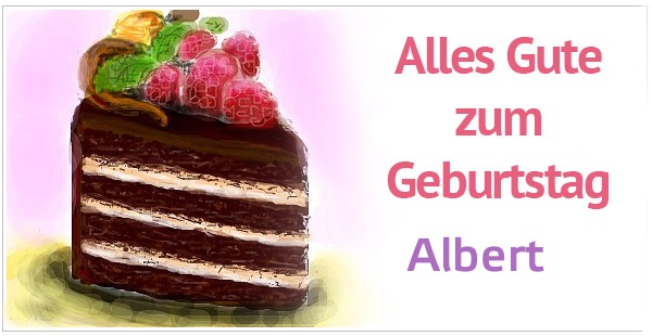 Alles Gute zum Geburtstag, Albert!