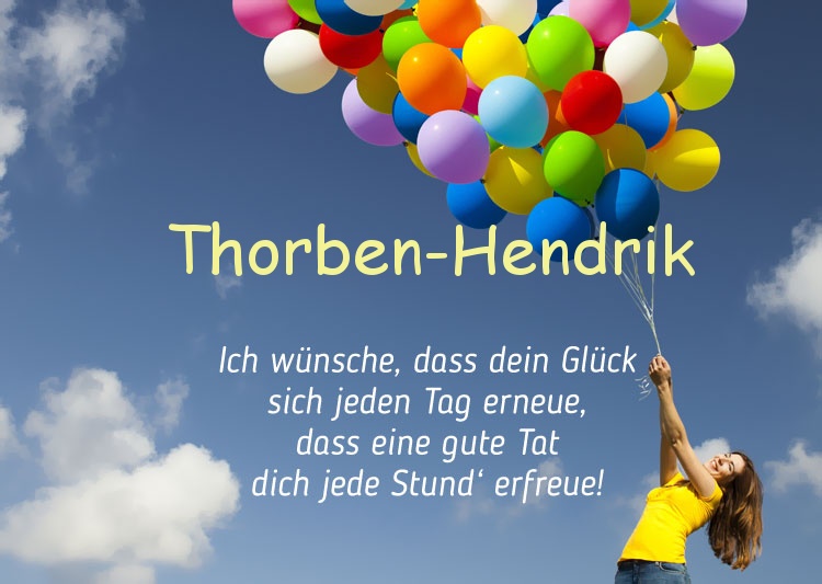 Gedicht zum geburtstag fr Thorben-Hendrik