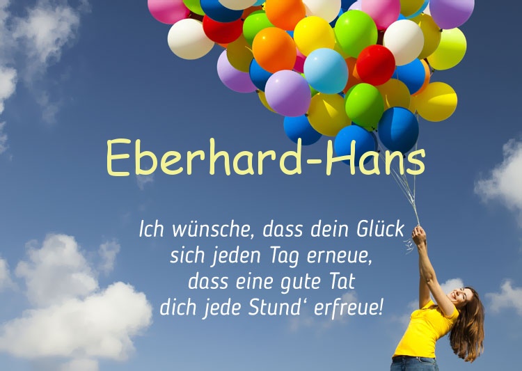 Gedicht zum geburtstag fr Eberhard-Hans