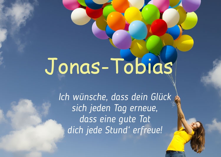 Gedicht zum geburtstag fr Jonas-Tobias