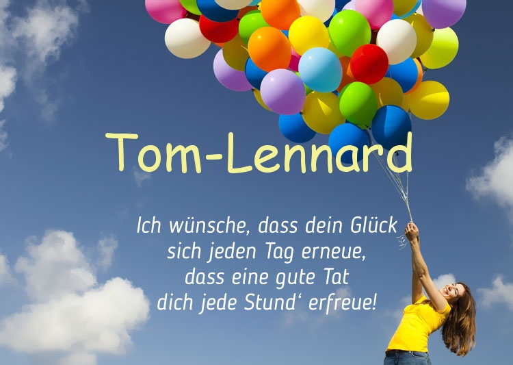 Gedicht zum geburtstag fr Tom-Lennard