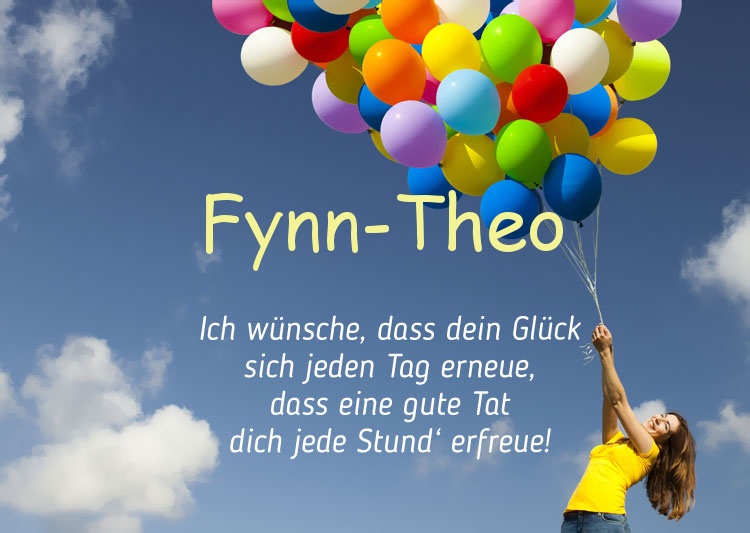 Gedicht zum geburtstag fr Fynn-Theo