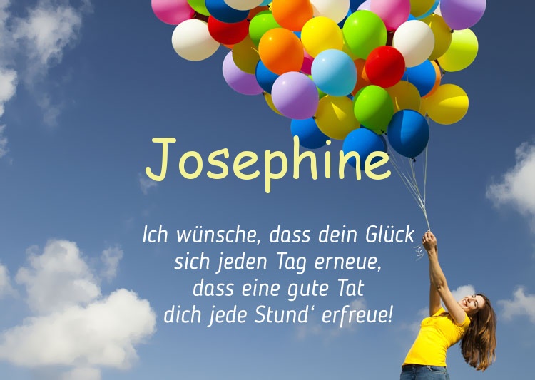 Gedicht zum geburtstag fr Josephine