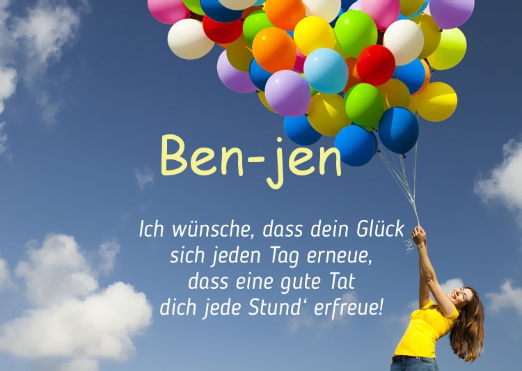 Gedicht zum geburtstag fr Ben-jen