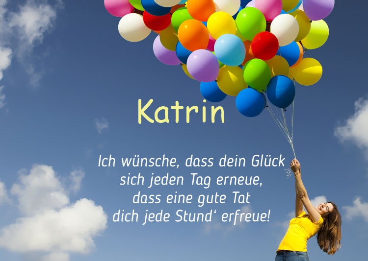 Alles Gute zum Geburtstag Katrin