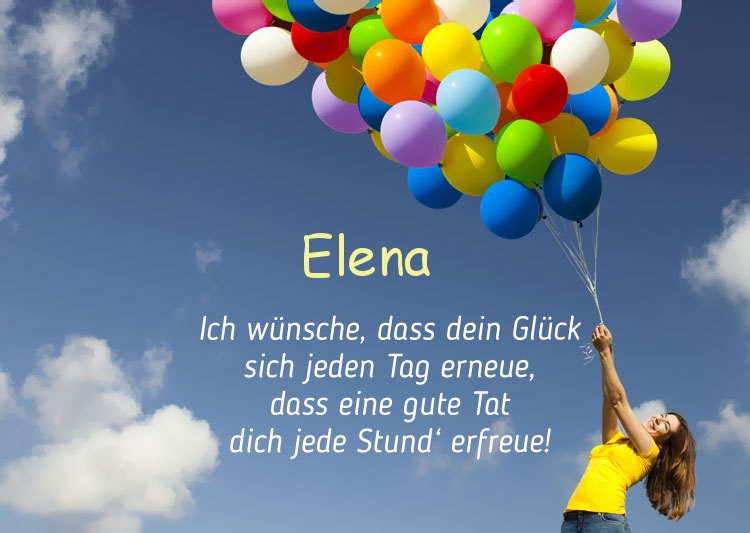 Alles Gute zum Geburtstag Elena