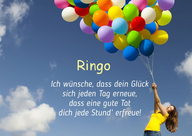 Gedicht zum geburtstag fr Ringo