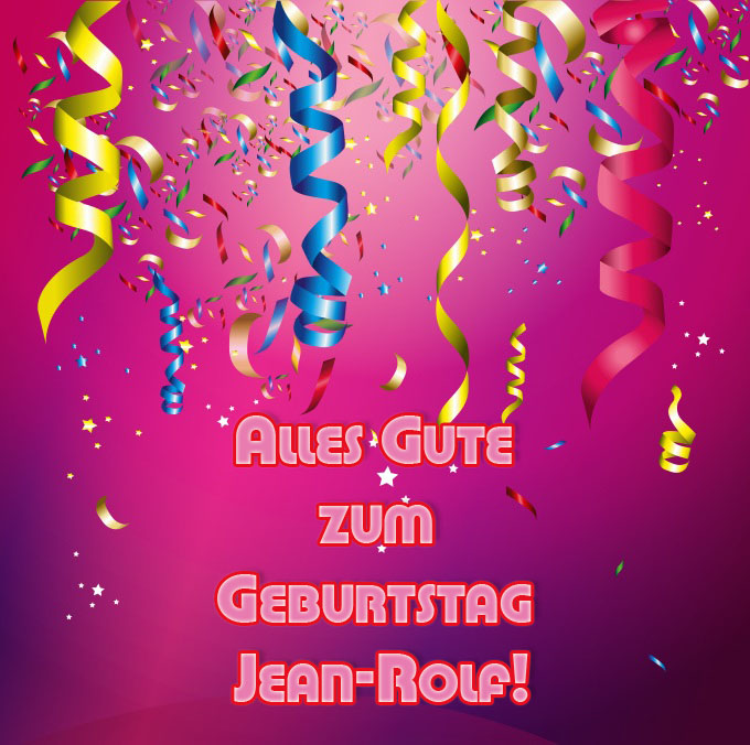 Alles Gute zum Geburtstag, Jean-Rolf