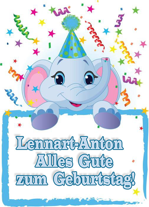 Lennart-Anton, Alles Gute zum Geburtstag!