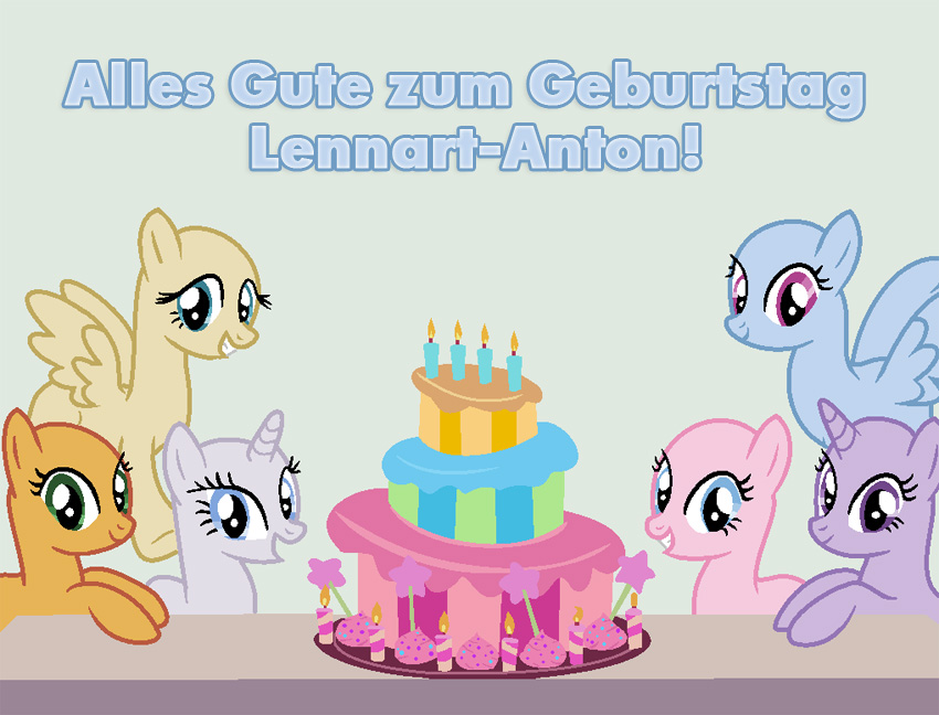 Alles Gute zum Geburtstag, Lennart-Anton!